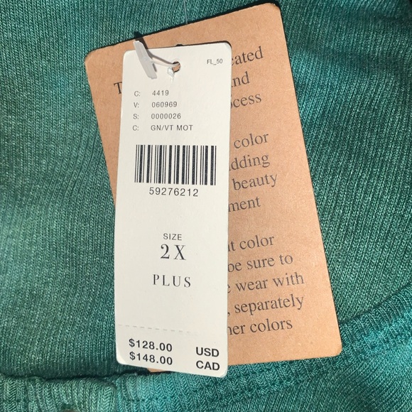 NWT ANTHROPOLOGIE t.la GREEN KALIA TIE-DYE BUTTONDOWN MIDI DRESS - Picture 3 of 8
